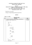 Đáp án đề thi tốt nghiệp cao đẳng nghề khóa 3 (2009-2012) – Nghề: Lập trình máy tính – Môn thi: Lý thuyết chuyên môn nghề - Mã đề thi: DA LTMT-LT40