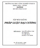 Tập bài giảng Pháp luật đại cương: Phần 1 - ĐH Công nghiệp TP.HCM