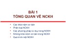 Bài giảng Phương pháp nghiên cứu khoa học: Bài 1 – TS. Nguyễn Thị Mai Anh