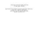 Đáp án đề thi tốt nghiệp cao đẳng nghề khóa 3 (2009-2012) - Nghề: May-Thiết kế thời trang - Môn thi: Lý thuyết chuyên môn nghề - Mã đề thi: DA MVTKTT-09