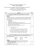 Đáp án đề thi tốt nghiệp cao đẳng nghề khóa 3 (2009-2012) - Nghề: May-Thiết kế thời trang - Môn thi: Lý thuyết chuyên môn nghề - Mã đề thi: DA MVTKTT-23