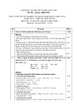 Đáp án đề thi tốt nghiệp cao đẳng nghề khóa 3 (2009-2012) - Nghề: May-Thiết kế thời trang - Môn thi: Lý thuyết chuyên môn nghề - Mã đề thi: DA MVTKTT-29