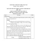 Đáp án đề thi tốt nghiệp cao đẳng nghề khóa 3 (2009-2012) - Nghề: Nguội sửa chữa máy công cụ - Môn thi: Lý thuyết chuyên môn nghề - Mã đề thi: DA SCMCC-LT04