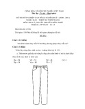 Đề thi tốt nghiệp cao đẳng nghề khóa 3 (2009-2012) - Nghề: May-Thiết kế thời trang - Môn thi: Lý thuyết chuyên môn nghề - Mã đề thi: MVTKTT–LT15