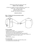 Đề thi tốt nghiệp cao đẳng nghề khóa 3 (2009-2012) - Nghề: May - Thiết kế thời trang - Môn thi: Thực hành - Mã đề thi: MVTKTT-TH11
