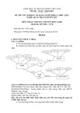 Đề thi tốt nghiệp cao đẳng nghề khóa 3 (2009-2012) - Nghề: Quản trị cơ sở dữ liệu - Môn thi: Lý thuyết chuyên môn nghề - Mã đề thi: QTCSDL-LT24 (kèm đáp án)