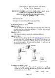 Đề thi tốt nghiệp cao đẳng nghề khóa 3 (2009-2012) - Nghề: Quản trị mạng máy tính - Môn thi: Lý thuyết chuyên môn nghề - Mã đề thi: QTMMT-LT06 (kèm đáp án)