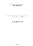 Đề thi tốt nghiệp cao đẳng nghề khóa 3 (2009-2012) - Nghề: Quản trị mạng máy tính - Môn thi: Thực hành nghề - Mã đề thi: QTMMT-TH10