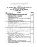 Đáp án đề thi tốt nghiệp cao đẳng nghề khóa 3 (2009-2012) - Nghề: Quản trị nhà hàng - Môn thi: Lý thuyết chuyên môn nghề - Mã đề thi: ĐA QTNH-LT17