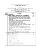 Đáp án đề thi tốt nghiệp cao đẳng nghề khóa 3 (2009-2012) - Nghề: Quản trị nhà hàng - Môn thi: Lý thuyết chuyên môn nghề - Mã đề thi: ĐA QTNH-LT24