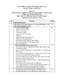 Đáp án đề thi tốt nghiệp cao đẳng nghề khóa 3 (2009-2012) - Nghề: Quản trị nhà hàng - Môn thi: Lý thuyết chuyên môn nghề - Mã đề thi: ĐA QTNH-LT42