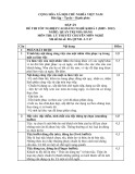 Đáp án đề thi tốt nghiệp cao đẳng nghề khóa 3 (2009-2012) - Nghề: Quản trị nhà hàng - Môn thi: Lý thuyết chuyên môn nghề - Mã đề thi: ĐA QTNH-LT47