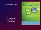 Lecture Management: Leading and collaborating in a competitive world - Chapter 12: Leadership