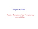 Lecture Principles of biochemistry - Chapter 4 (part 2): Protein 3-D structure: 3 and 4 structure and protein folding