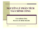 Bài giảng Nhập môn Tài chính công: Chương 1 - PGS.TS. Sử Đình Thành