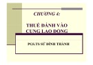 Bài giảng Phân tích chính sách thuế: Chương 4 - PGS.TS. Sử Đình Thành