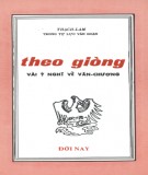 Văn học Theo giòng (Vài ý nghĩ về văn chương): Phần 1