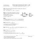 Đề thi cuối kì môn Toán kỹ thuật - CQ09 (năm học 2011)