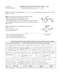 Đề kiểm tra giữa kỳ môn Toán kỹ thuật - CQ9 (năm học 2010)