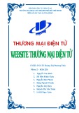 Báo cáo: Website thương mại điện tử