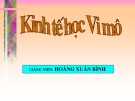 Bài giảng Kinh tế vĩ mô: Chương 1 - Hoàng Xuân Bình