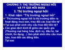 Bài giảng Kinh tế quốc tế - Chương 7: Thị trường ngoại hối và tỷ giá hối đoái