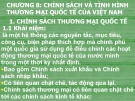 Bài giảng Quan hệ kinh tế quốc tế - Chương 8: Chính sách và tình hình thương mại quốc tế của Việt Nam