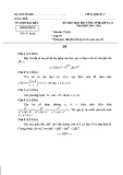 Đề thi chọn học sinh giỏi vòng tỉnh lớp 10, 11 năm học 2010-2011 môn Toán 10 - Sở Giáo dục và Đào tạo Bạc Liêu