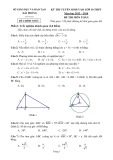 Đề thi tuyển sinh lớp 10 THPT năm học 2013-2014 môn Toán - Sở Giáo dục và Đào tạo Hải Phòng