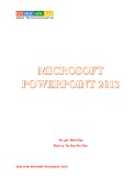 Giáo trình Microsoft Powerpoint 2013