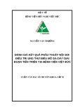 Luận văn Bác sĩ chuyên khoa cấp 2: Đánh giá kết quả phẫu thuật nội soi điều trị ung thư biểu mô dạ dày giai đoạn tiến triển tại Bệnh viện Việt Đức