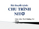 Bài thuyết trình: Chu trình Nitơ