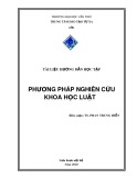 Tài liệu hướng dẫn học tập: Phương pháp nghiên cứu khoa học luật