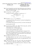 Đề thi học kì 2 năm học 2010-2011 môn Toán lớp 11 - Trường THPT chuyên Hà Nội Amsterdam