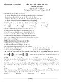 Đề kiểm tra chất lượng học kỳ 1 năm học 2015-2016 môn Vật lý 12 - Sở Giáo dục và Đào tạo