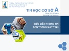 Bài giảng Tin học cơ sở A: Biểu diễn thông tin bên trong máy tính - Đặng Bình Phương