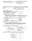 Ma trận đề kiểm tra học kì 2 năm học 2012-2013 môn Âm nhạc 6 - Trường THCS Trường Long Hòa