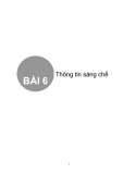 Bài giảng Bài 6: Thông tin sáng chế