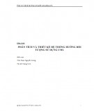 Giáo trình Phân tích và thiết kế hệ thống hướng đối tượng sử dụng UML: Phần 1