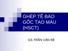 Bài giảng Ghép tế bào gốc tạo máu (HSCT) – GS. Trần Văn Bé