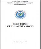 Giáo trình Kỹ thuật nền móng