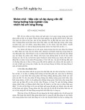 Nhóm nhỏ, một số hướng tiếp cận và áp dụng trong trường hợp nghiên cứu nhóm trẻ em lang thang - Đỗ Thị Ngọc Phương