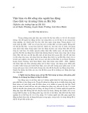 Việc làm và đời sống của người lao động theo thời vụ từ nông thôn ra Hà Nội: Nghiên cứu trường hợp tại Hà Nội, xã Xuân Thượng, huyện Xuân Trường, tỉnh Nam Định - Nguyễn Thị Bích Nga