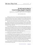 Tìm hiểu quan hệ dòng họ trong hoạt động cúng giỗ ở nông thôn: Qua khảo sát việc thực thao lế giỗ tạo tại làng Đại Kim, xã Đồng Tiến, huyện Phổ Yên, tỉnh Thái Nguyên - Đinh Thị Phương Thảo