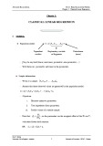 Bài giảng Chapter 1: Classical linear regression