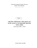 Chương trình mục tiêu quốc gia nước sạch và vệ sinh môi trường nông thôn (Giai đoạn 2006-2010)