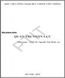 Bài giảng môn Quản trị nhân lực: Phần 2 - PGS.TS Nguyễn Thị Minh An