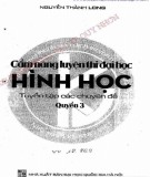 Cẩm nang hướng dẫn luyện thi đại học - Hình học (Quyển 3): Phần 1