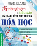 Chia sẻ kinh nghiệm và tiểu xảo giải đề thi THPT Quốc gia Hóa học: Phần 1