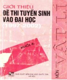 Luyện thi môn Vật lí khối A - Giới thiệu đề thi tuyển sinh vào Đại học 1997-2002: Phần 2